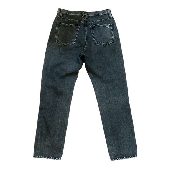 SLVRLAKE Beatnik slim straight distressed rigid denim jeans washed black size 29 - Picture 4 of 13